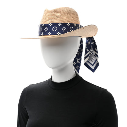 Louis Vuitton Raffia Panama Fedora M Natural 2 of 10