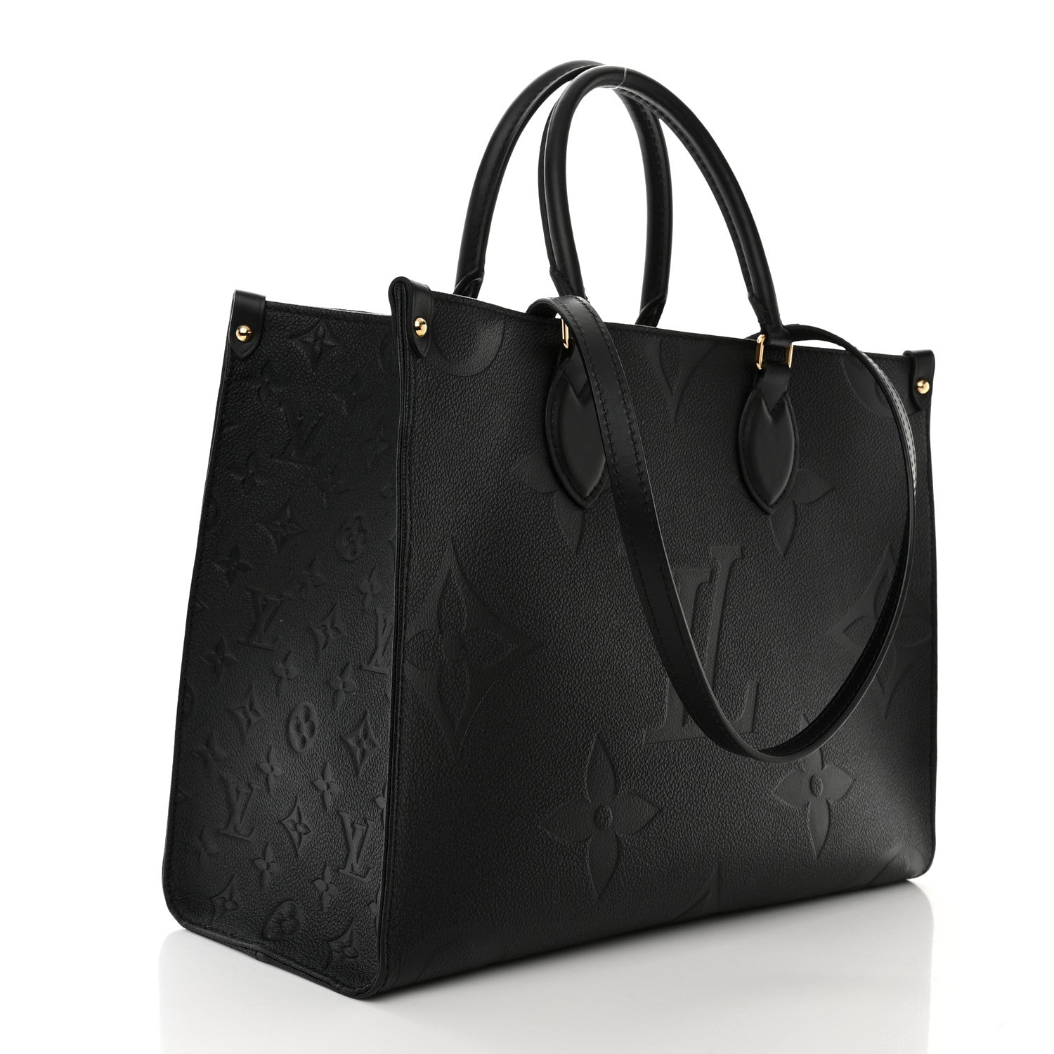 Louis Vuitton Empreinte Monogram Giant Onthego MM Black 3 of 9