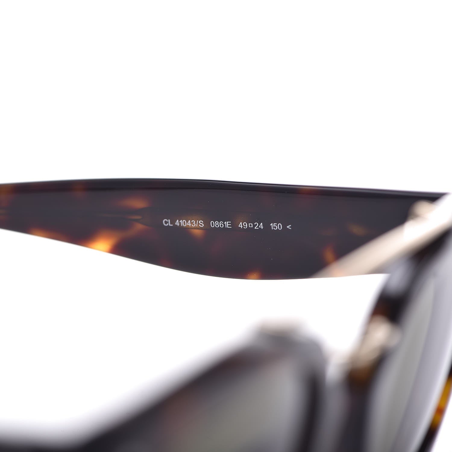 Celine New Pretty Sunglasses CL 41043/S Tortoiseshell 5 of 7