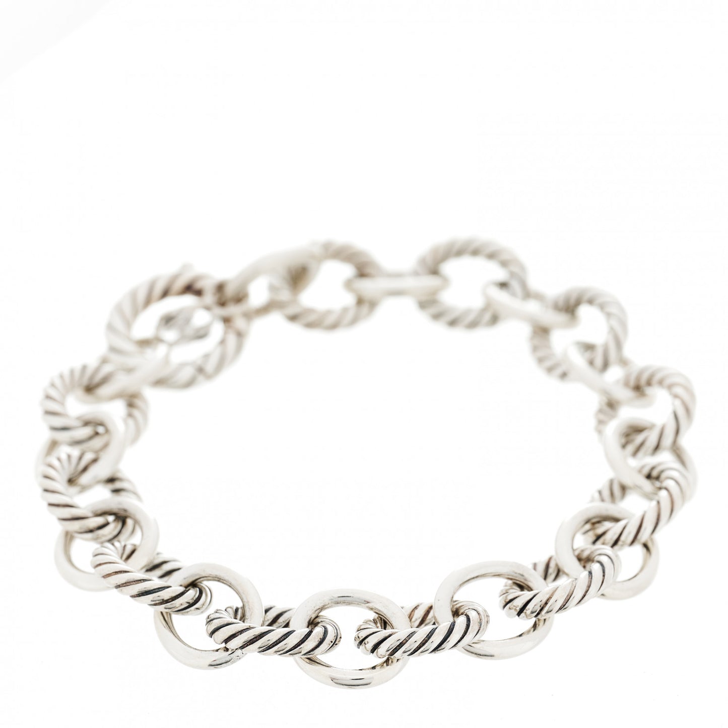 Sterling Silver 10mm Medium Oval Link Bracelet