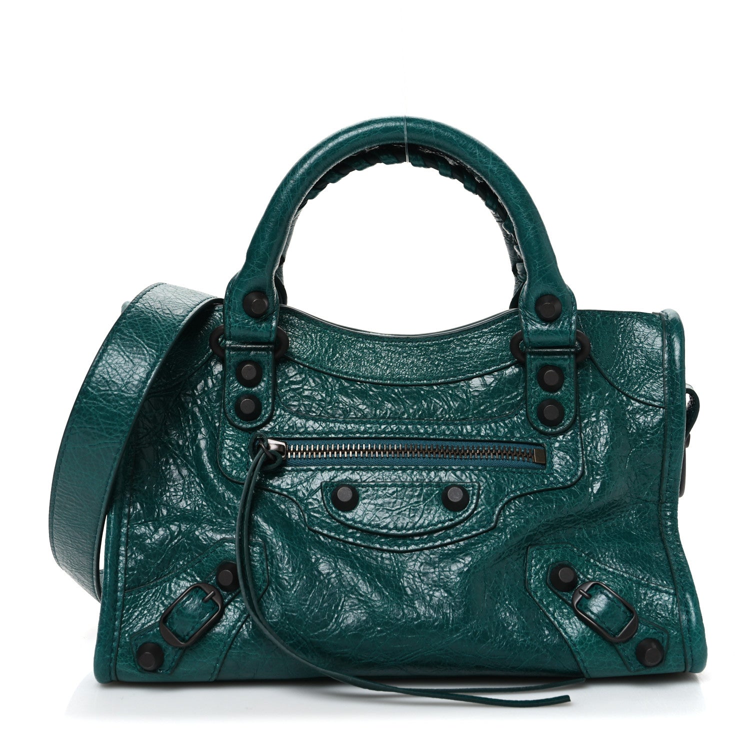 Balenciaga Agneau Classic Hardware Mini City Emerald 1 of 10