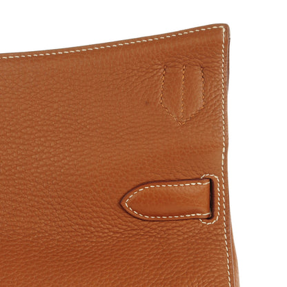 Hermes Taurillon Clemence Jypsiere 34 Gold 9 of 12
