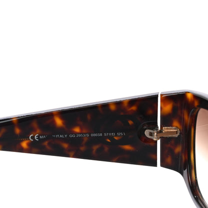 Gucci Acetate Interlocking G Sunglasses GG2953/S Tortoise 6 of 6