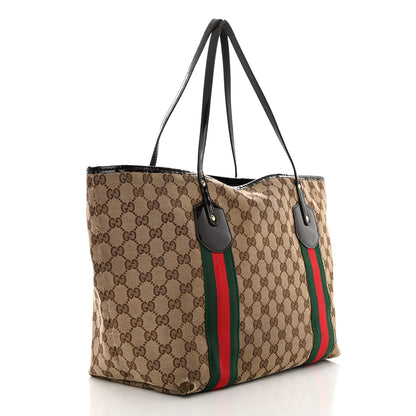Gucci Monogram Web Large Jolie Tote Brown 3 of 13