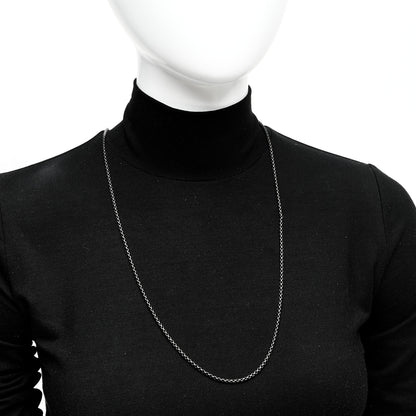 David Yurman Darkened Sterling Silver 2.7mm Box Chain Necklace 32" 2 of 6