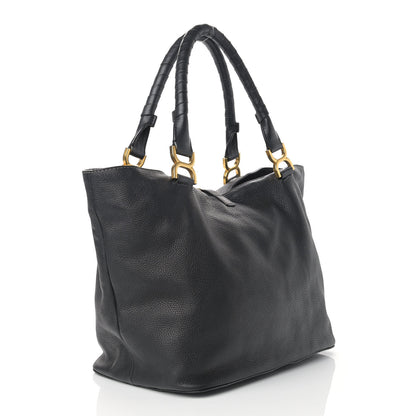 Chloe Calfskin Large New Marcie Tote Black 3 of 10