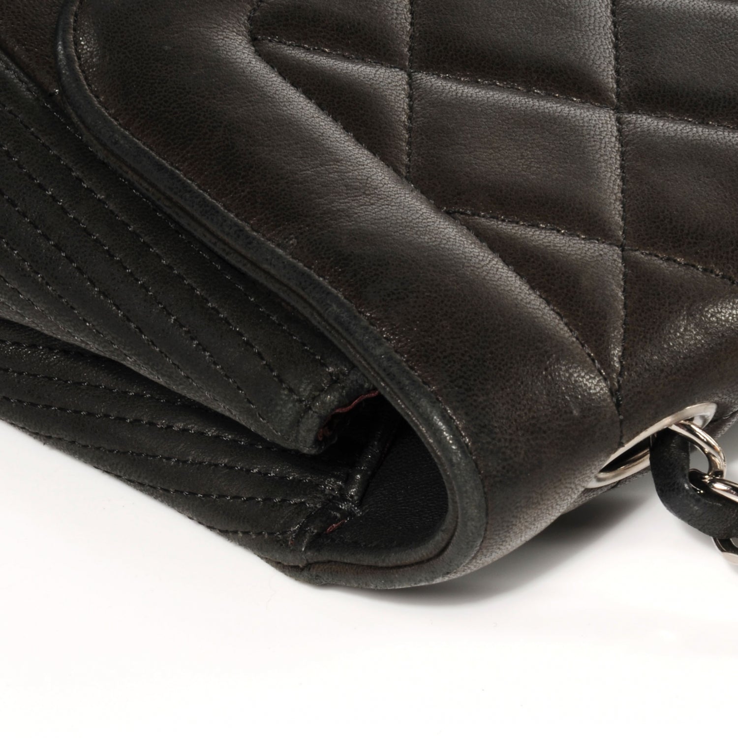 Chanel Lambskin Medium Coco Rider Flap Black 7 of 12