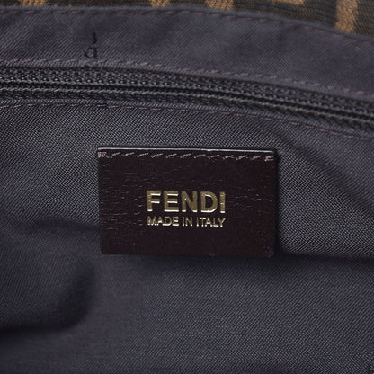 Fendi Zucca Patent Mia Shoulder Flap Tobacco 6 of 7