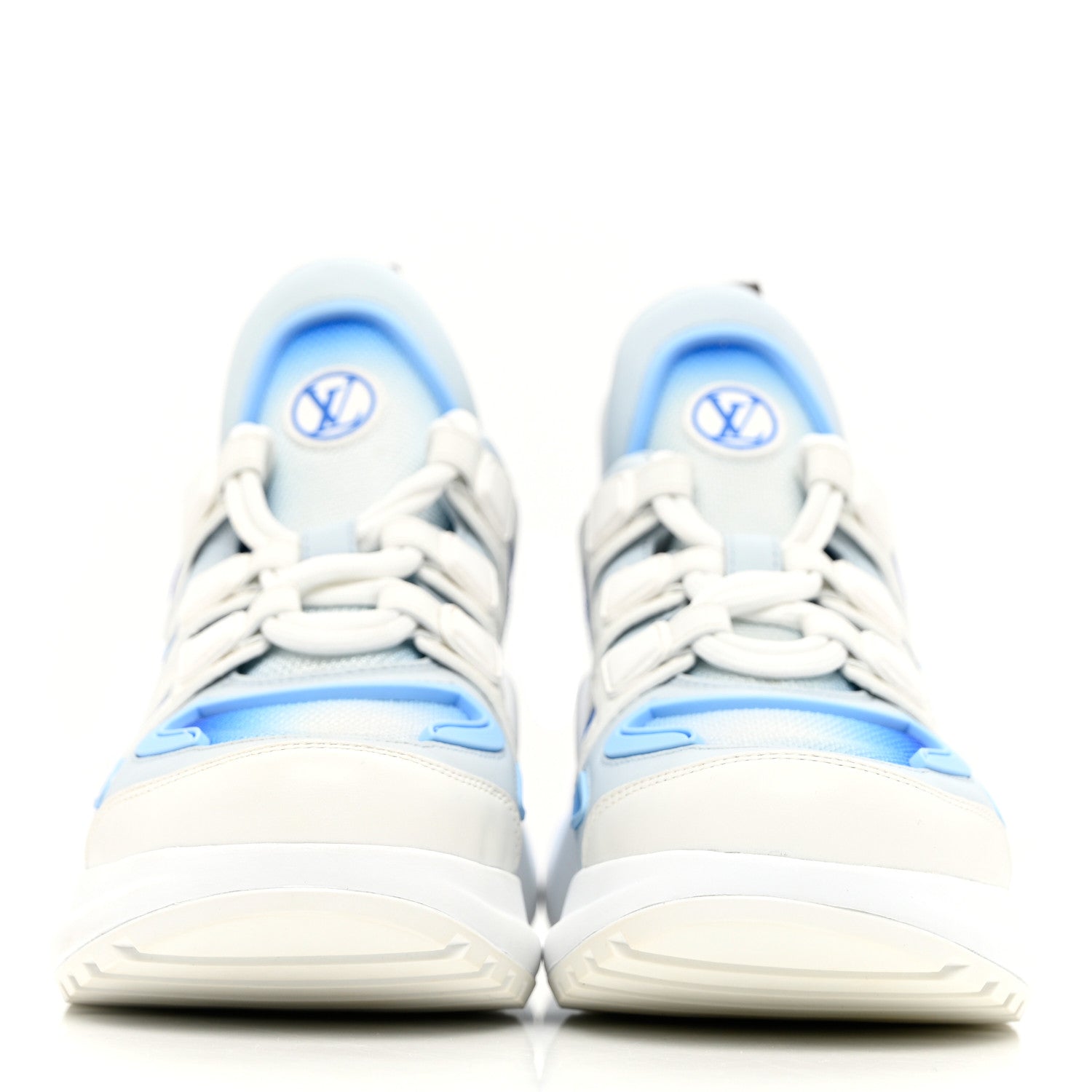 Louis Vuitton Calfskin LV Archlight Gradient Sneakers 36 Light Blue 2 of 10