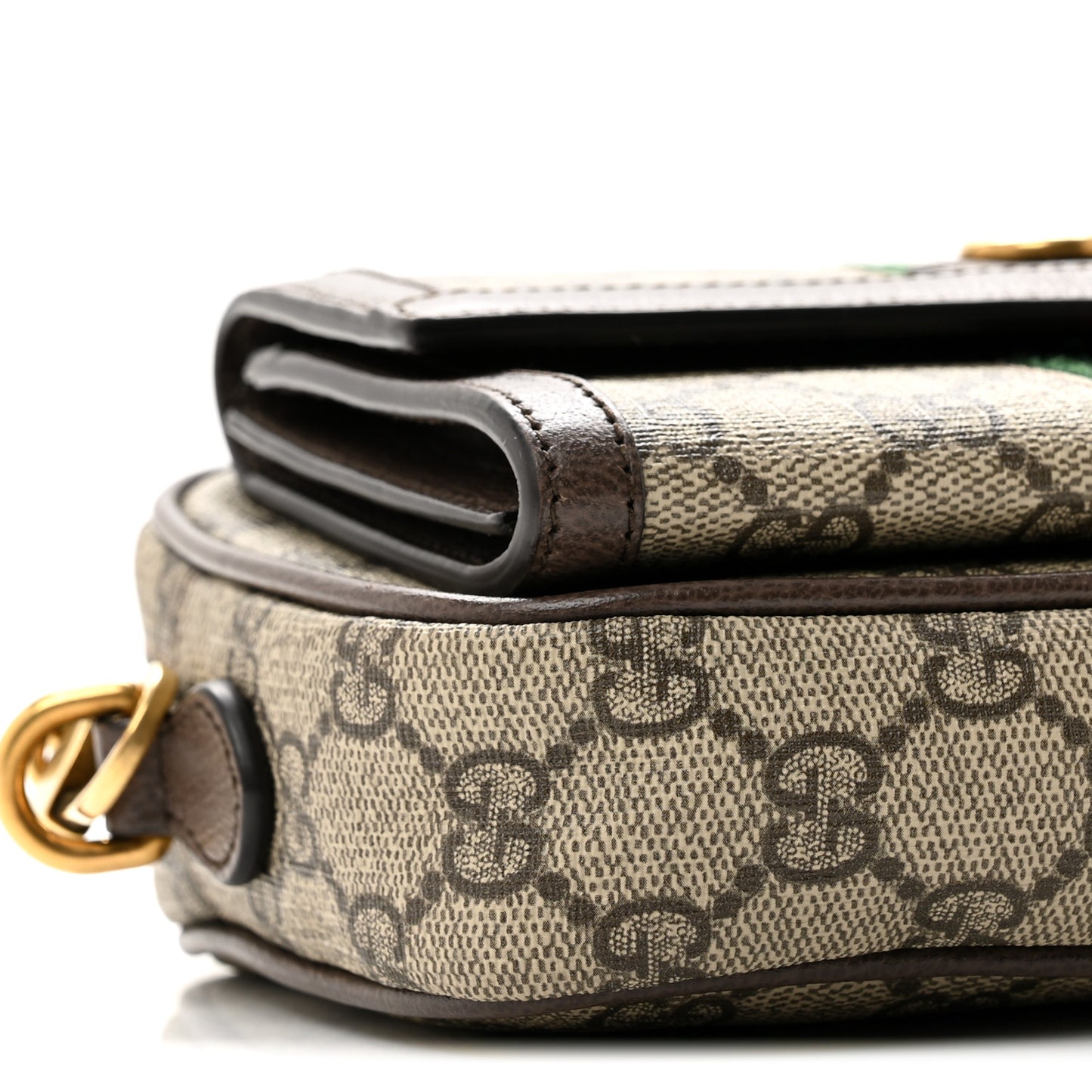 GG Supreme Monogram Web Mini Ophidia Bag Beige Ebony