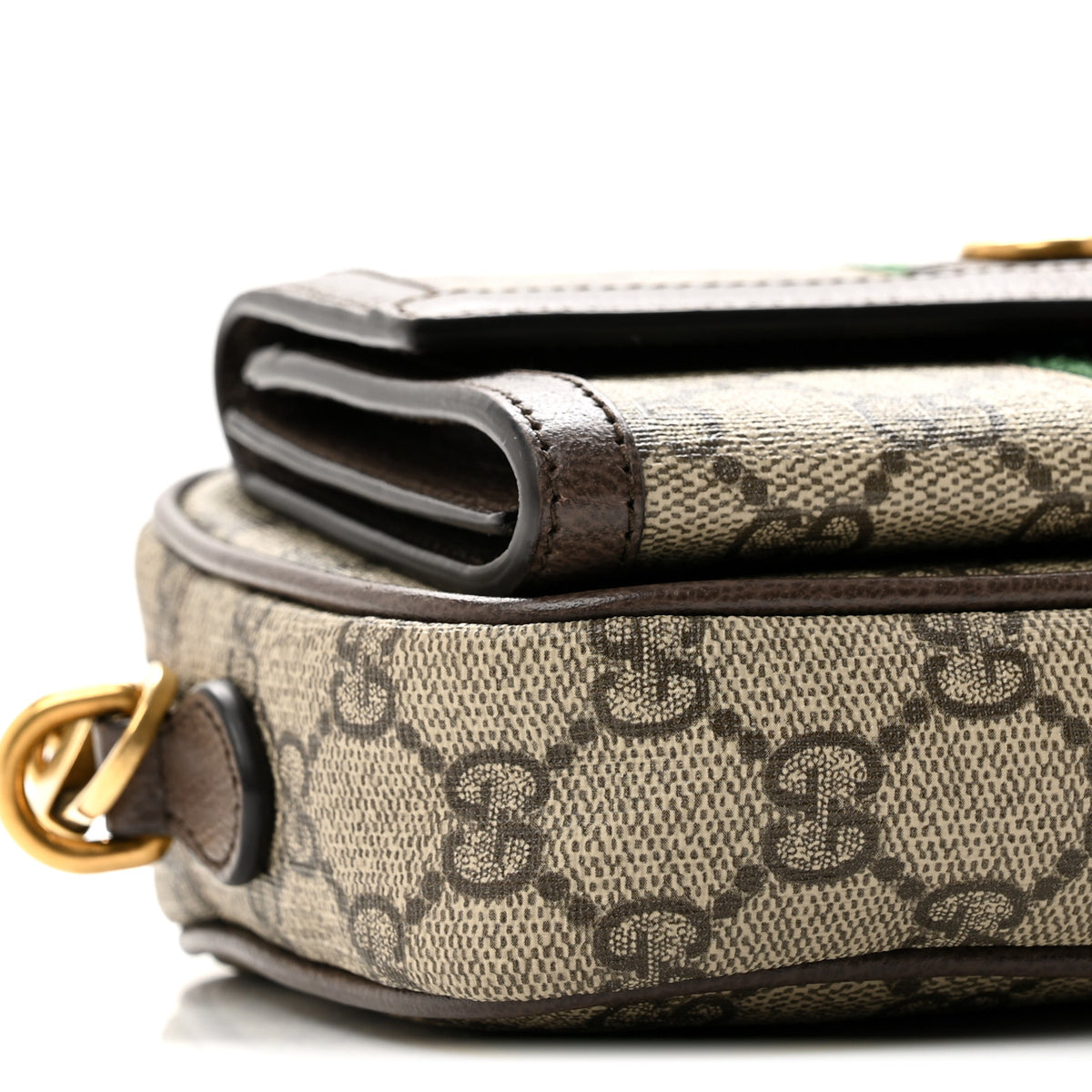 GG Supreme Monogram Web Mini Ophidia Bag Beige Ebony