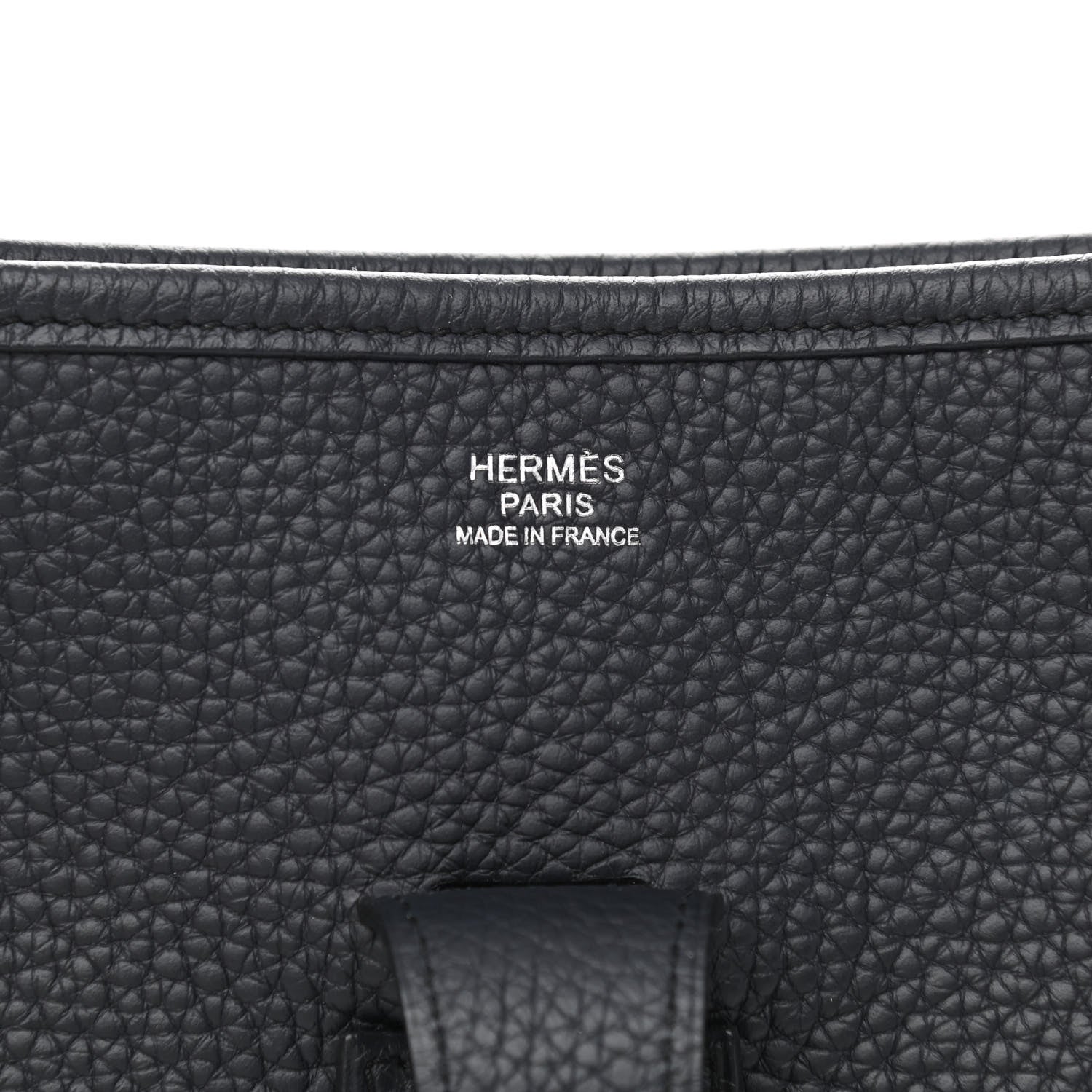 Hermes Taurillon Clemence Amazone Evelyne III GM Bleu Nuit 6 of 11