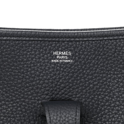 Hermes Taurillon Clemence Amazone Evelyne III GM Bleu Nuit 6 of 11