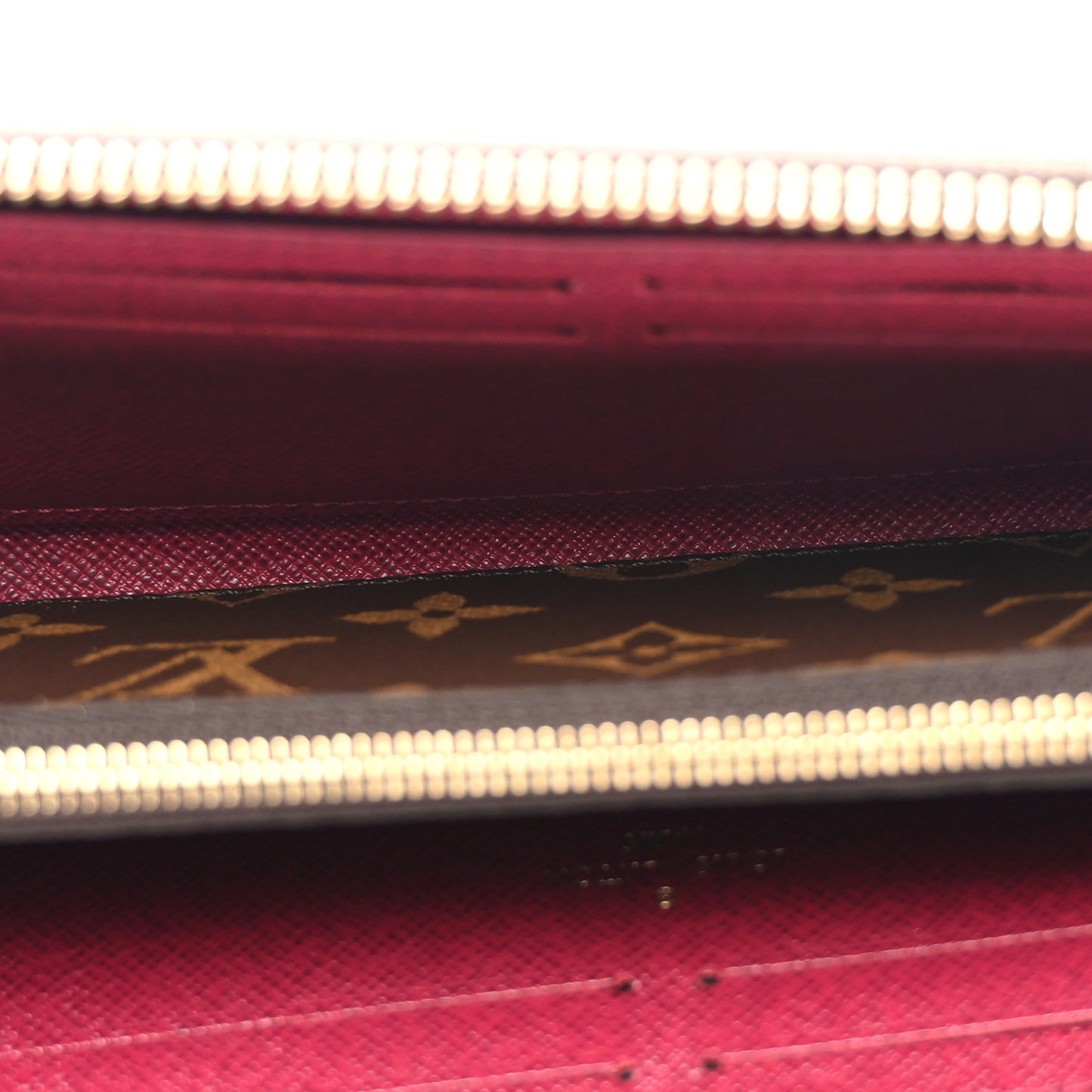 Monogram Clemence Wallet Fuchsia
