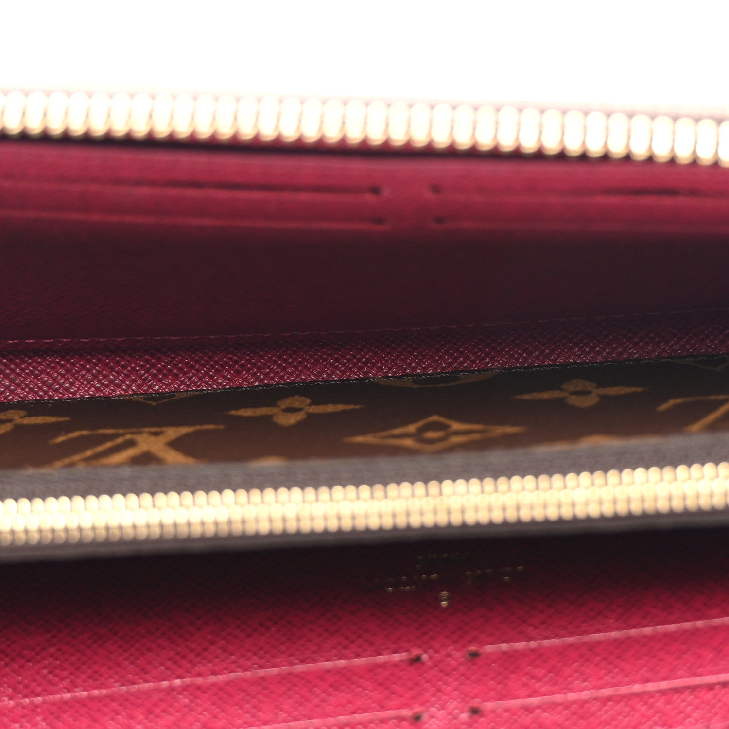 Louis Vuitton Monogram Clemence Wallet Fuchsia 5 of 7
