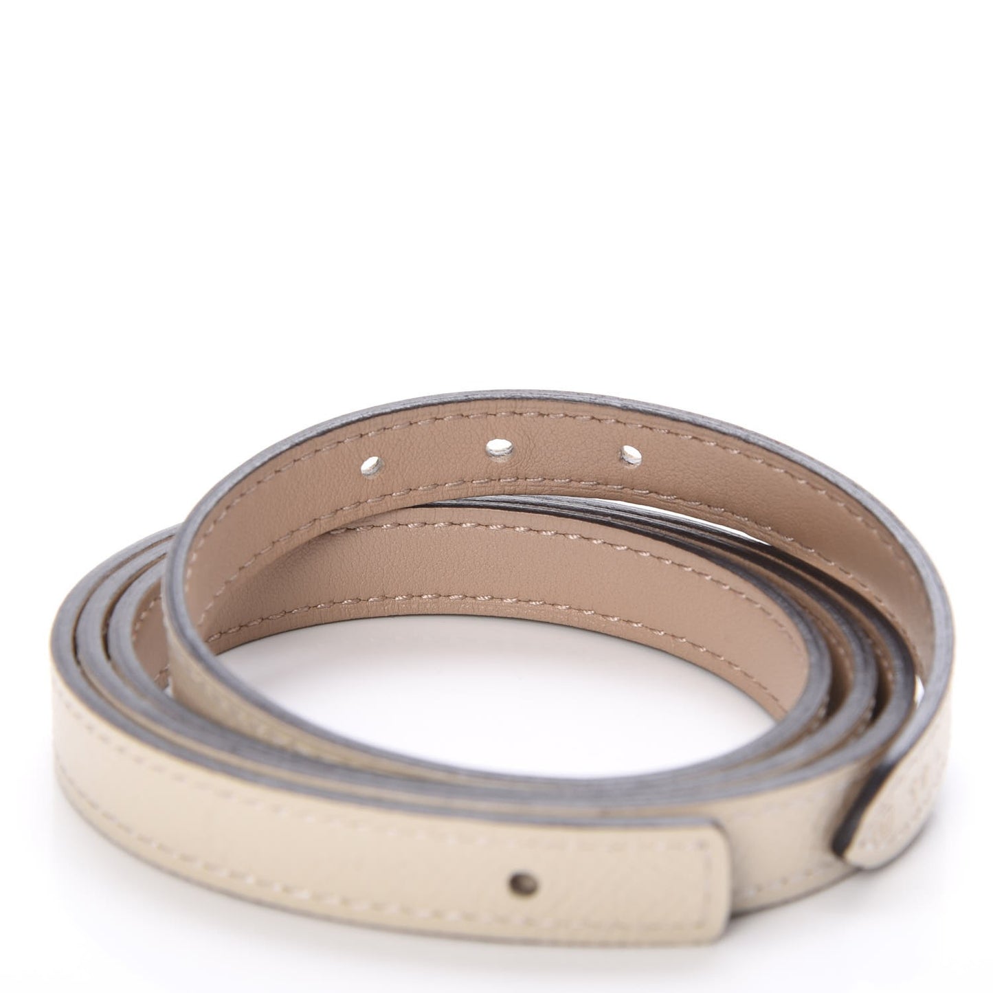 Swift Epsom 13mm Belt Strap 85 Gris Tourterelle Craie