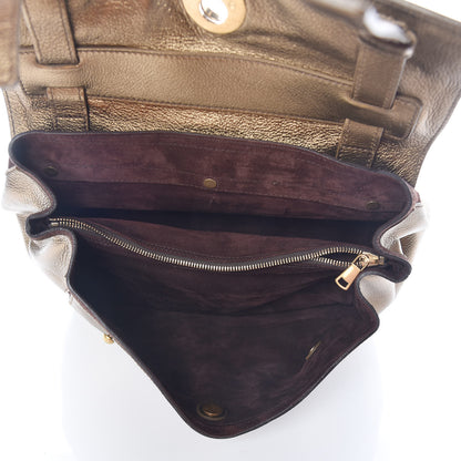 Saint Laurent Calfskin Suede Medium Muse Two Bronze 5 of 8