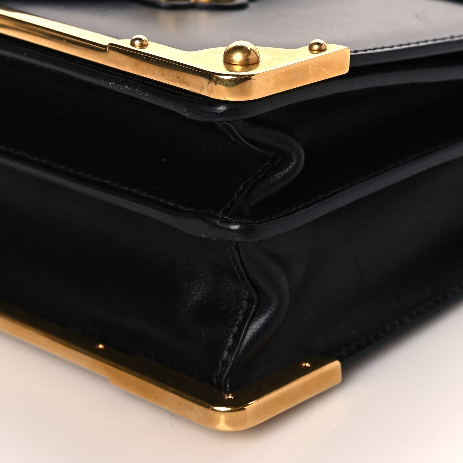 Prada City Calf Saffiano Cahier Bag Black 8 of 8