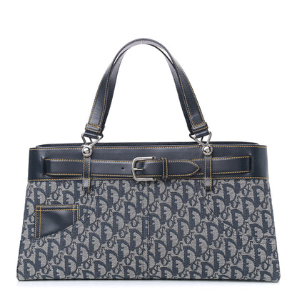 Christian Dior Monogram Shoulder Bag Blue 1 of 10