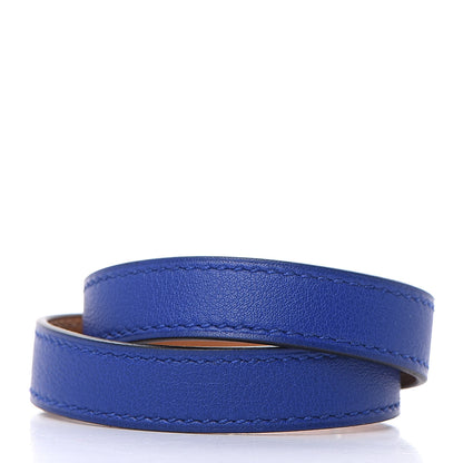 Hermes Swift Kelly Double Tour Bracelet T2 Bleu Electric 3 of 7