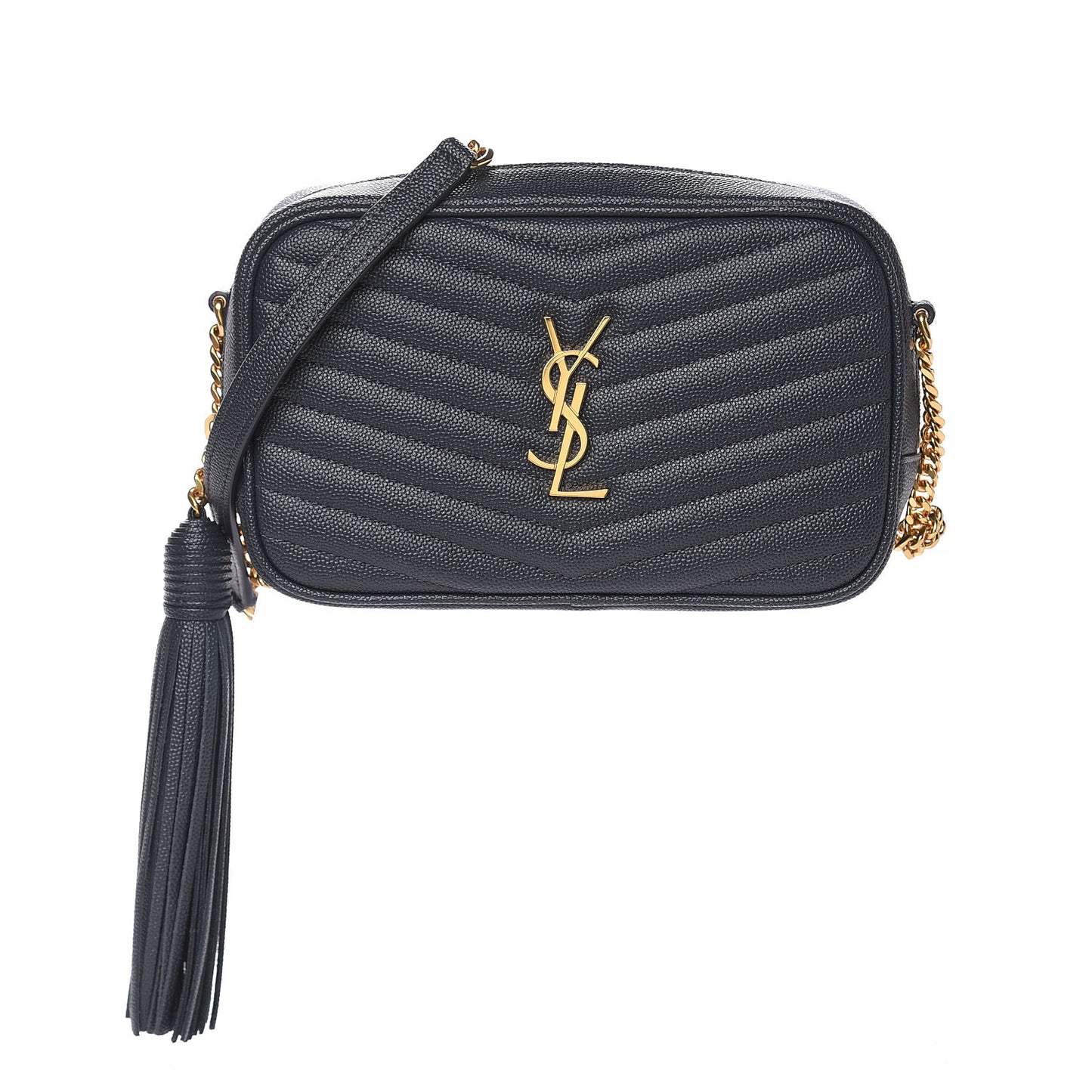 Grain De Poudre Matelasse Monogram Mini Lou Camera Bag Dark Smog