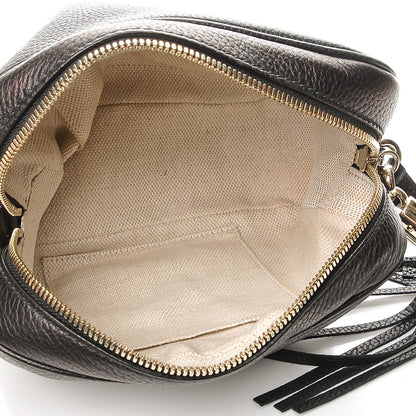 Gucci Pebbled Calfskin Small Soho Disco Bag Black 5 of 7