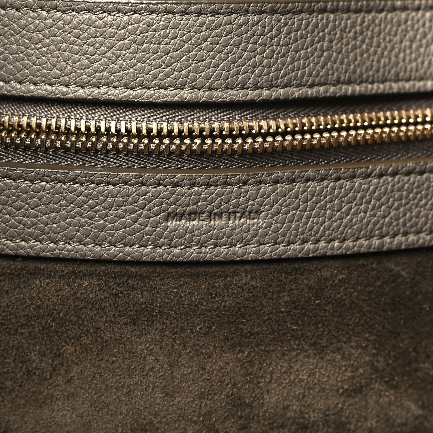 Celine Soft Grained Calfskin Small Belt Cabas Phantom Taupe 7 of 10