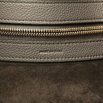 Celine Soft Grained Calfskin Small Belt Cabas Phantom Taupe 7 of 10