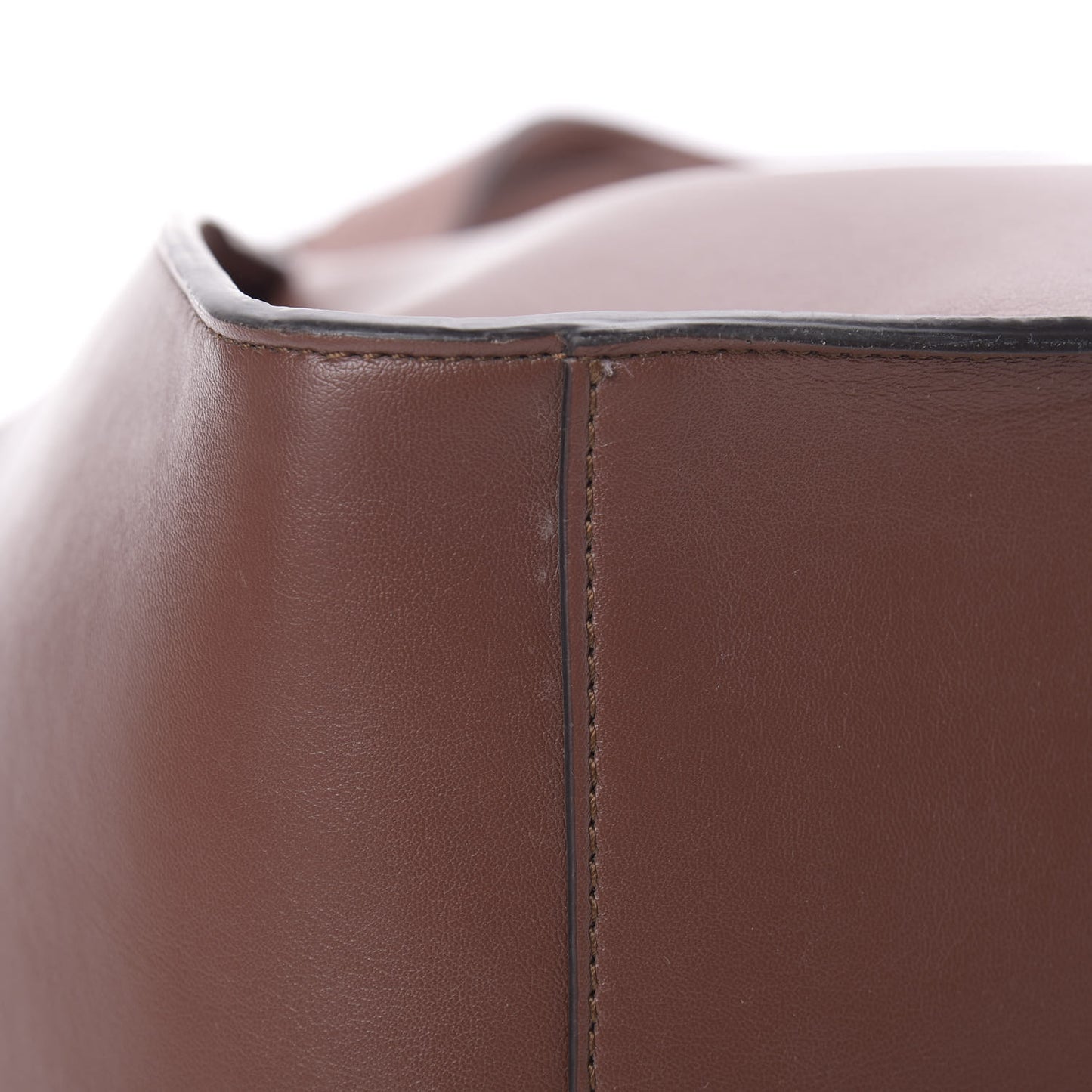 Eco Alter Nappa East West Perforated Tote Brown