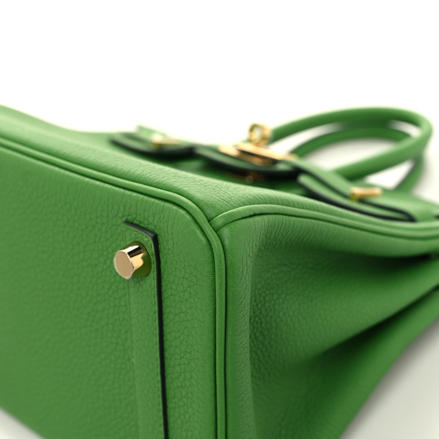 Hermes Togo Birkin 25 Vert Yucca 10 of 12