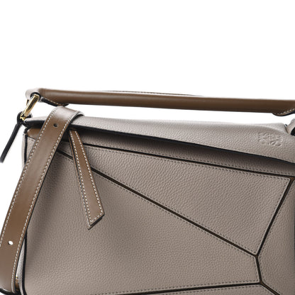 Loewe Grained Calfskin Small Puzzle Bag Sand Mink 10 of 10