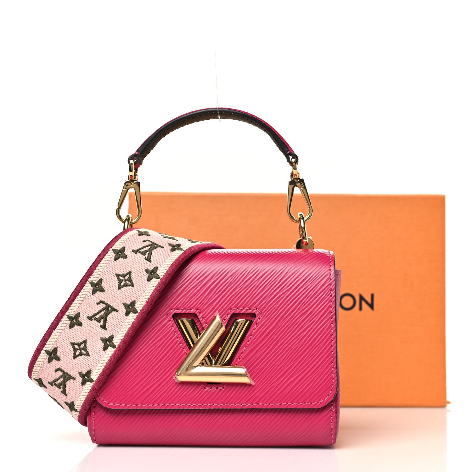 Louis Vuitton Epi Twist Shoulder Bag Mini Agathe Rose Pink 12 of 12
