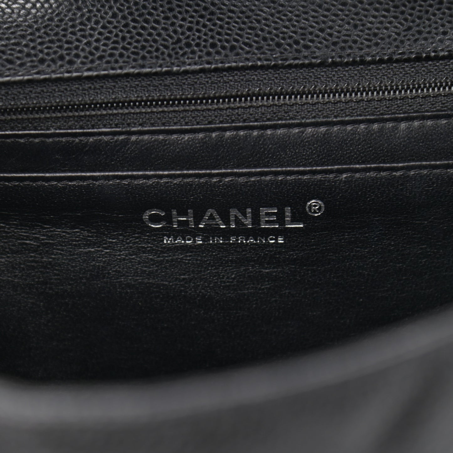 Caviar Quilted Jumbo Single Flap Black