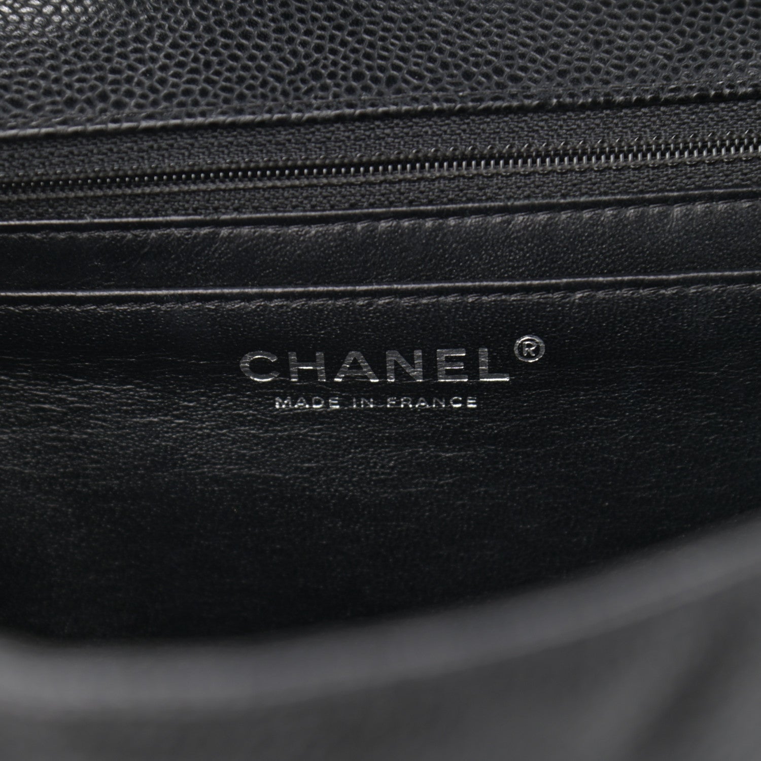 Chanel Caviar Quilted Jumbo Single Flap Black 6 of 12