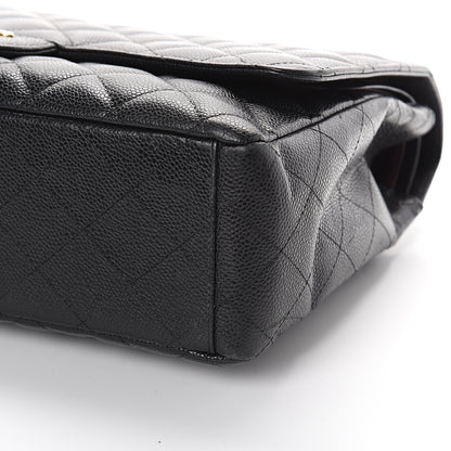 Chanel Caviar Quilted Maxi Double Flap Black 8 of 8