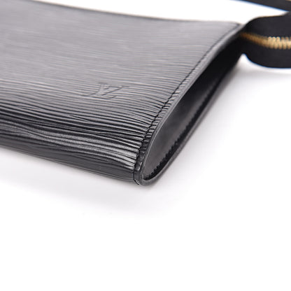 Louis Vuitton Epi Pochette Accessories 24 Black 7 of 10
