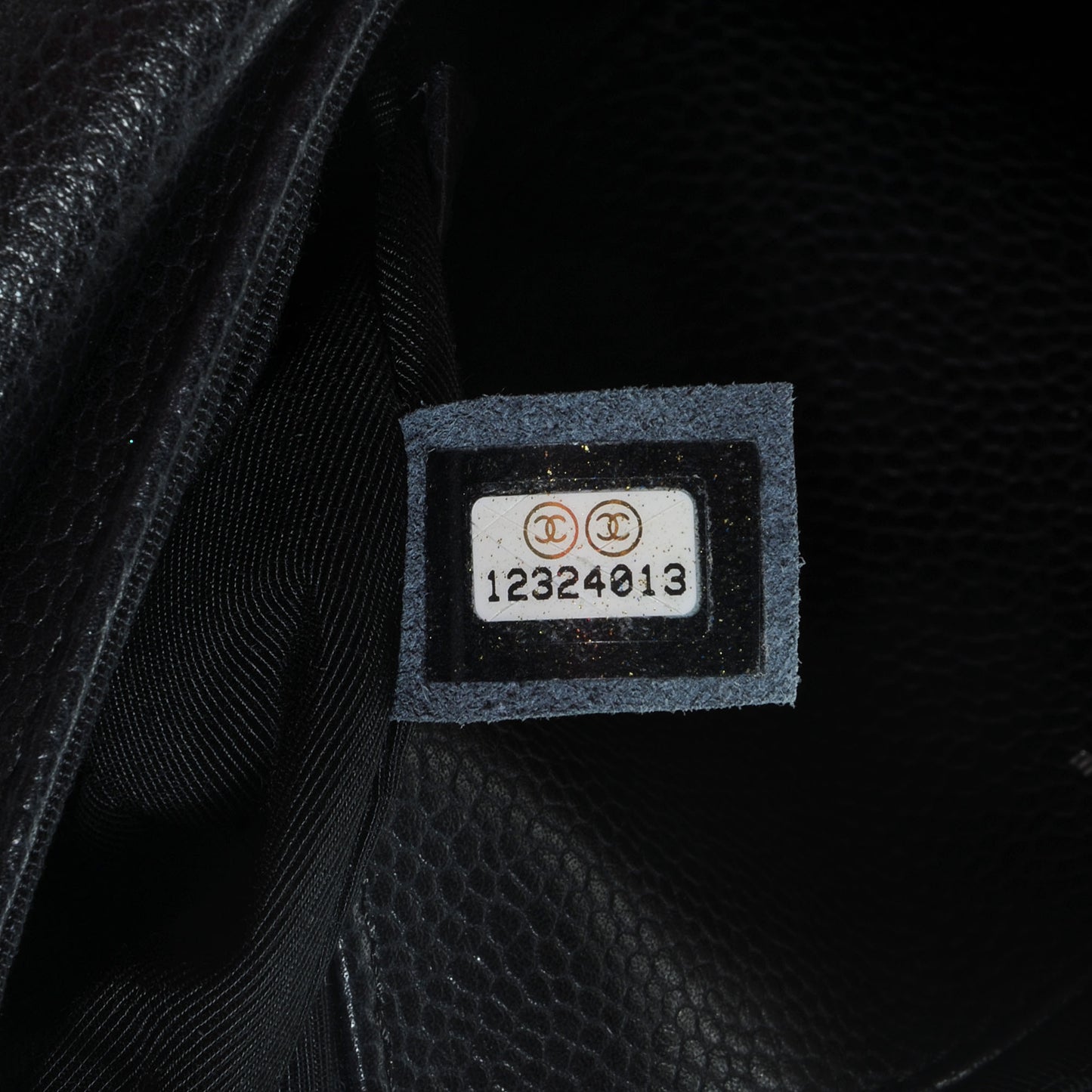 Caviar Half Moon Wallet On Chain WOC Black