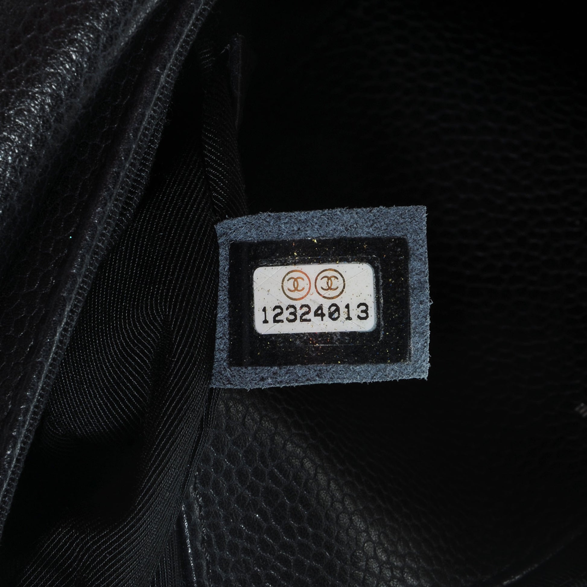 Chanel Caviar Half Moon Wallet On Chain WOC Black 9 of 10