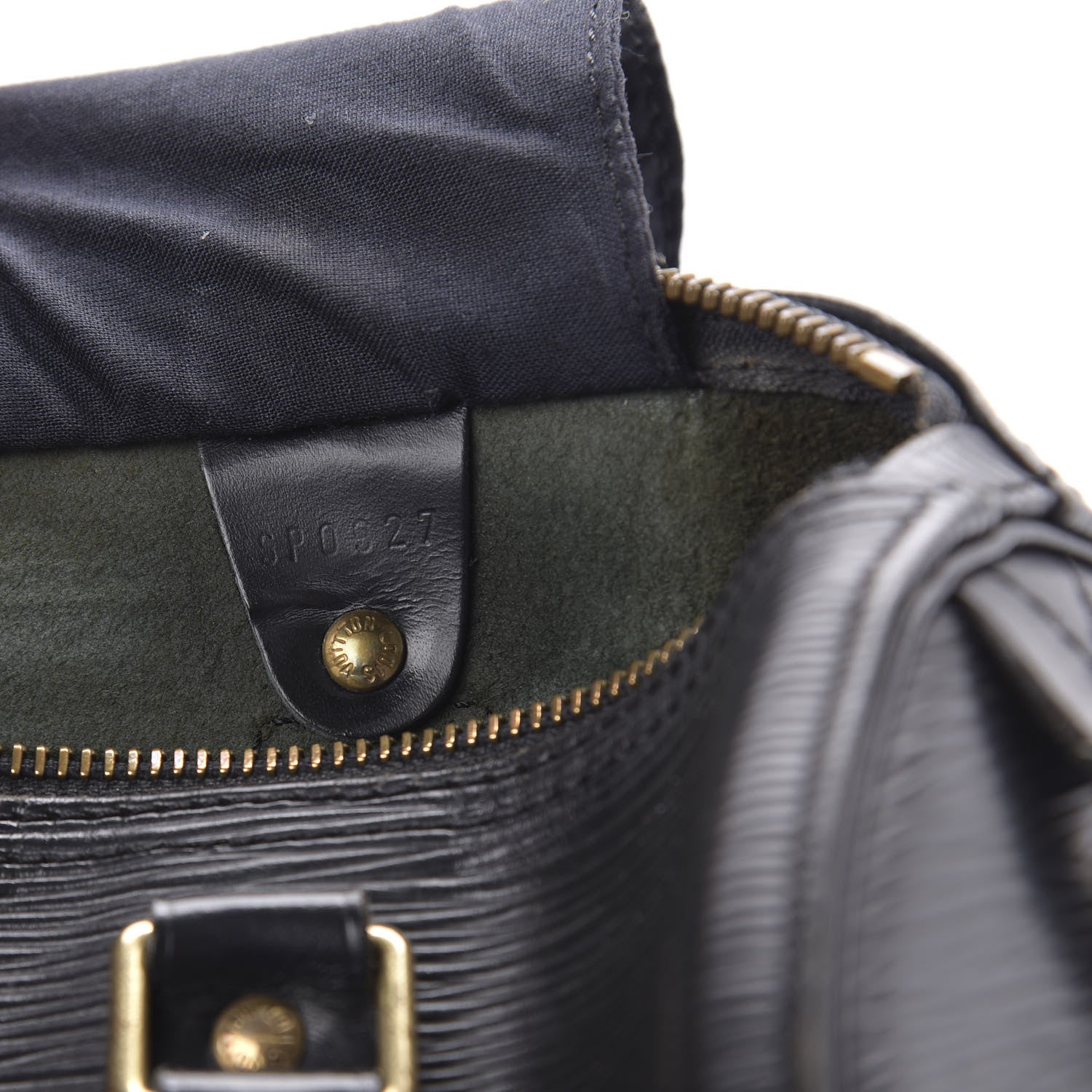 Louis Vuitton Epi Speedy 25 Black 9 of 10