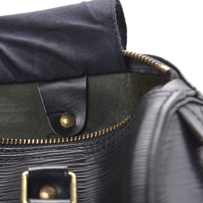 Louis Vuitton Epi Speedy 25 Black 9 of 10
