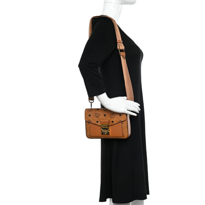 MCM Visetos Small Millie Crossbody Belt Bag Cognac 2 of 9