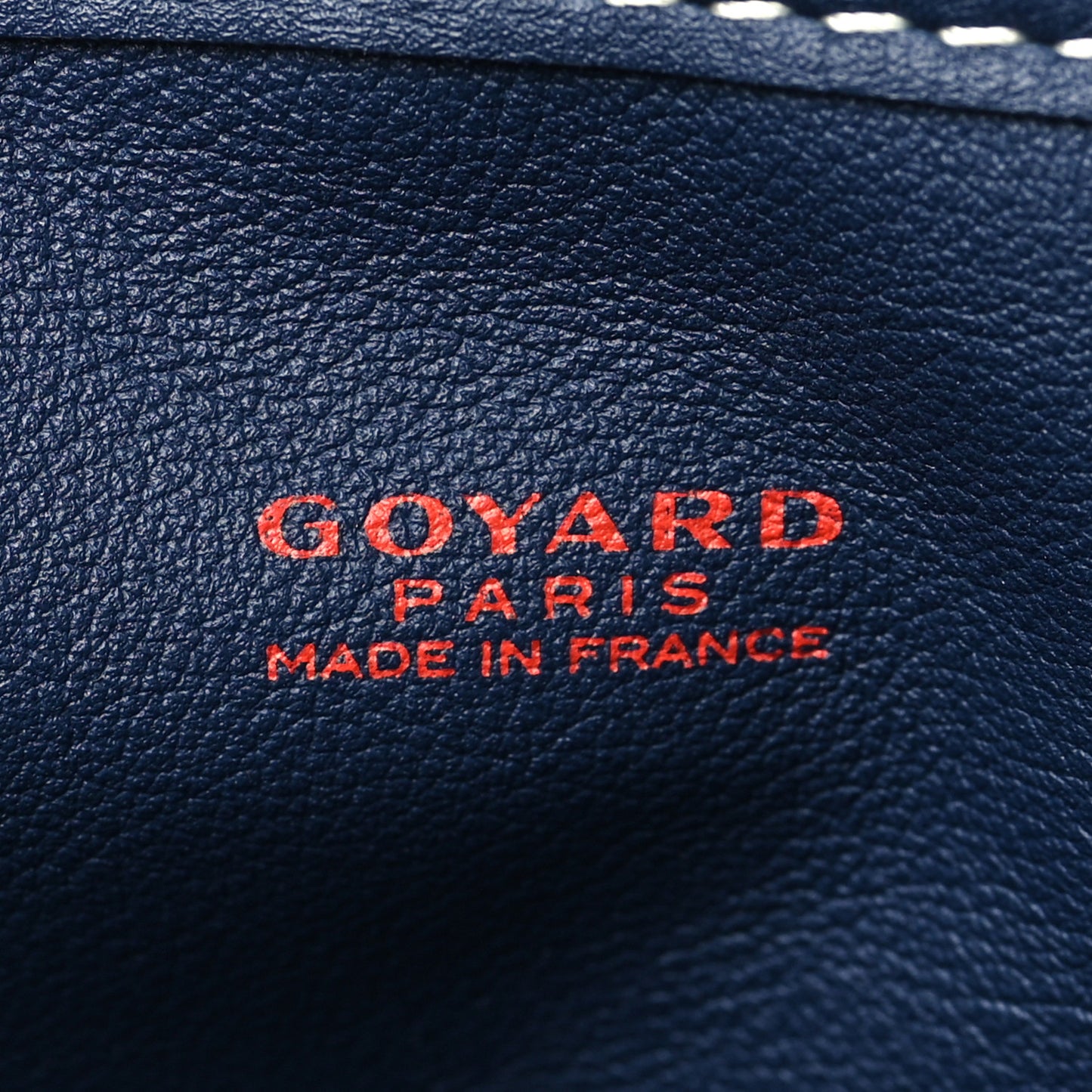 Goyardine Reversible Mini Anjou Blue Marine
