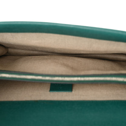 Gucci Calfskin Blooms Print Medium Dionysus Shoulder Bag Bright Emerald Multicolor 5 of 15