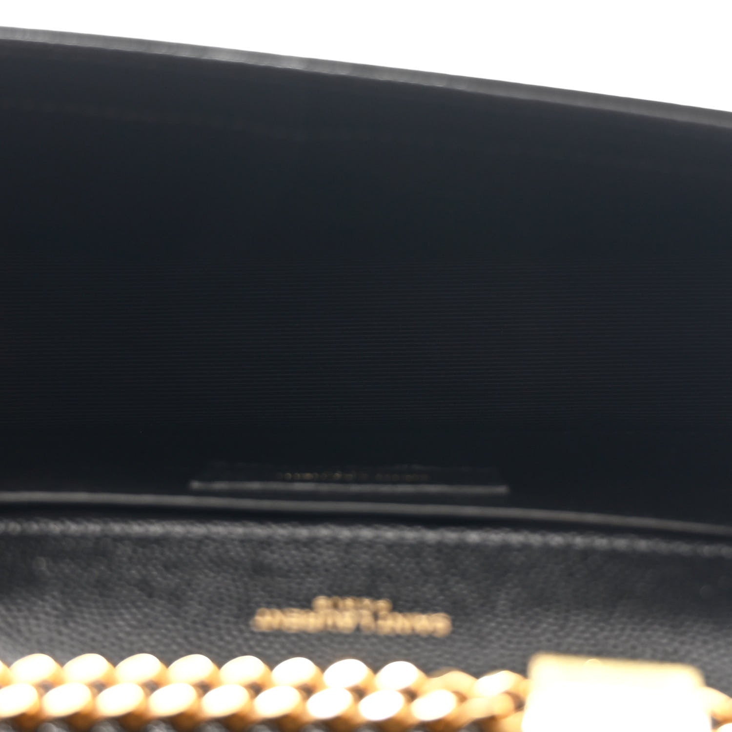 Saint Laurent Grain De Poudre Small Monogram Kate Satchel Black 5 of 10