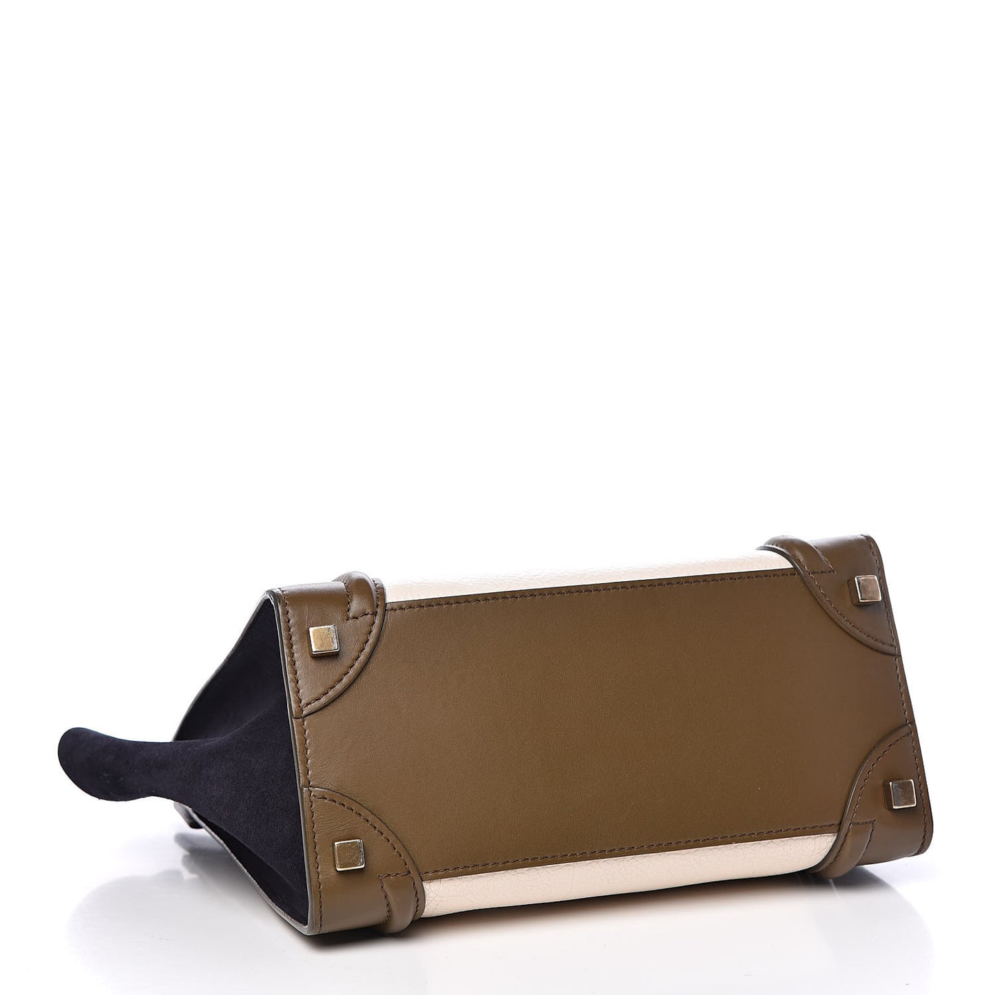 Velluto Smooth Calfskin Suede Micro Tri-Color Luggage