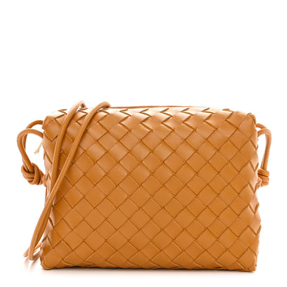 Bottega Veneta Nappa Intrecciato Small Loop Camera Bag Camel 1 of 9
