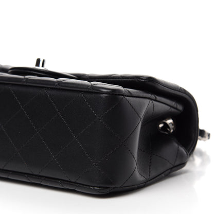 Chanel Lambskin Quilted Mini Rectangular Flap Black 7 of 13