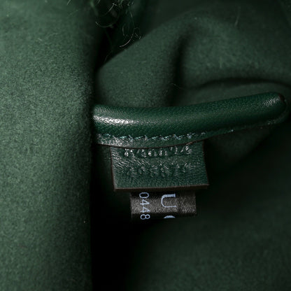 Gucci Faux Fur Softbit Shoulder Bag Green 8 of 11