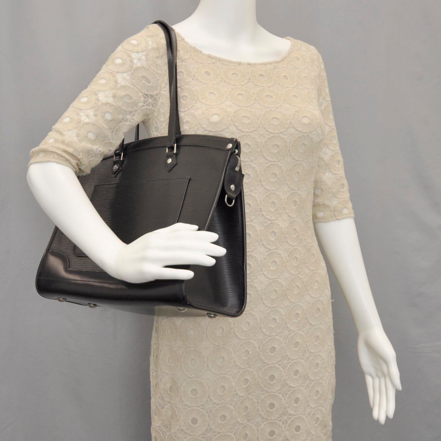 Louis Vuitton Epi Madeleine GM Black 2 of 10