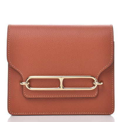 Hermes Evercolor Bi-Color Roulis Slim Wallet Blush Bleu Frida 3 of 9